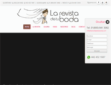 Tablet Screenshot of larevistadetuboda.com